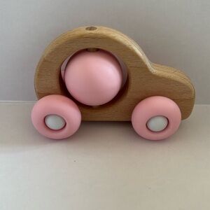 NEW baby girl toy car rattle teether